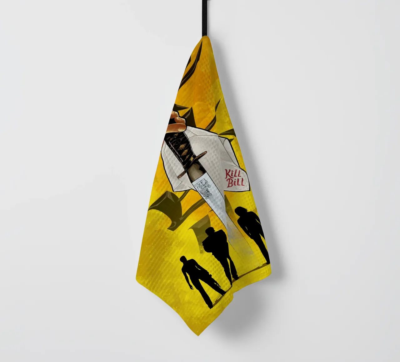 Kill Bill Silhouettes tea towel by nabakumov