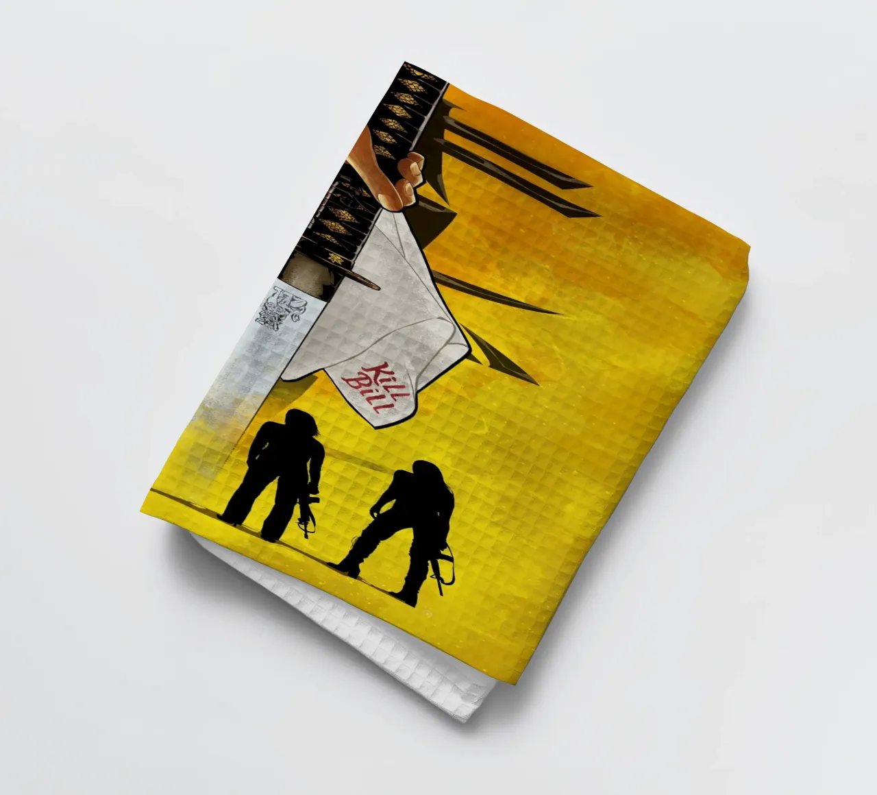 Kill Bill Silhouettes tea towel by nabakumov