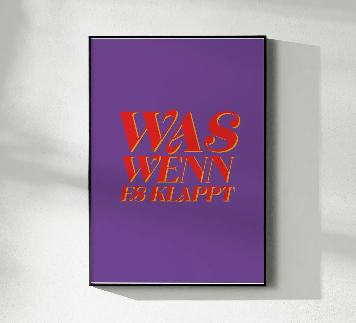 Was Wenn plexiglass da Typografik