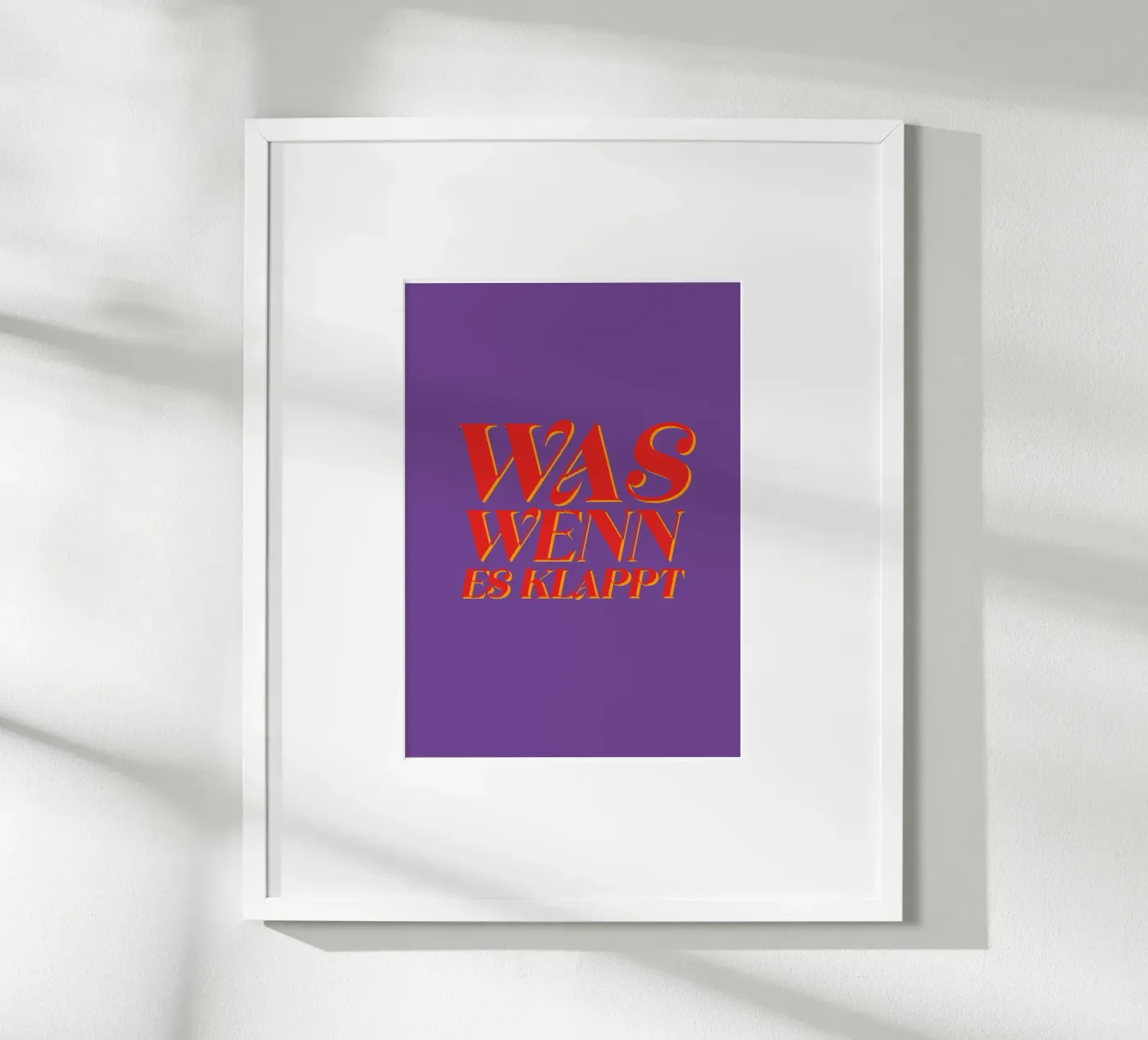 Was Wenn poster da Typografik