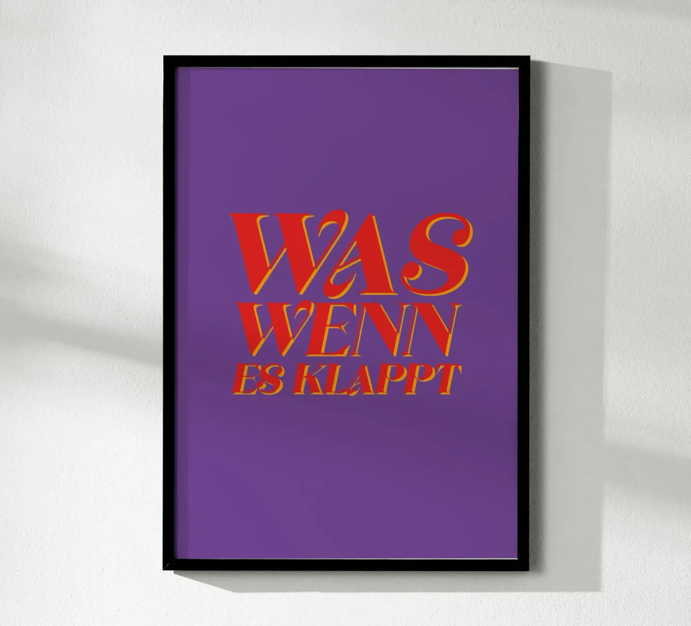 Was Wenn poster da Typografik