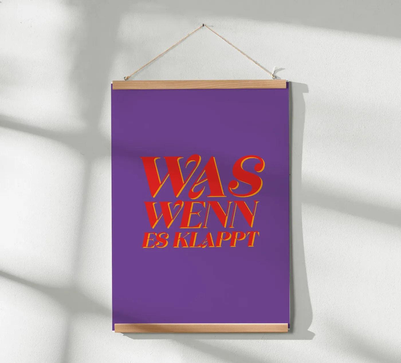 Was Wenn poster da Typografik