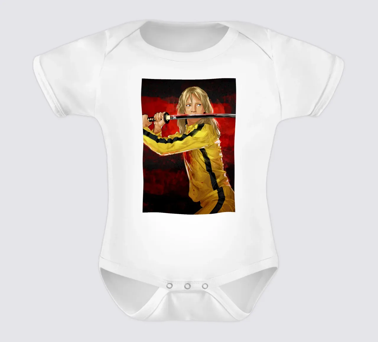 Kill Bill Katana body neonato maniche corte da nabakumov