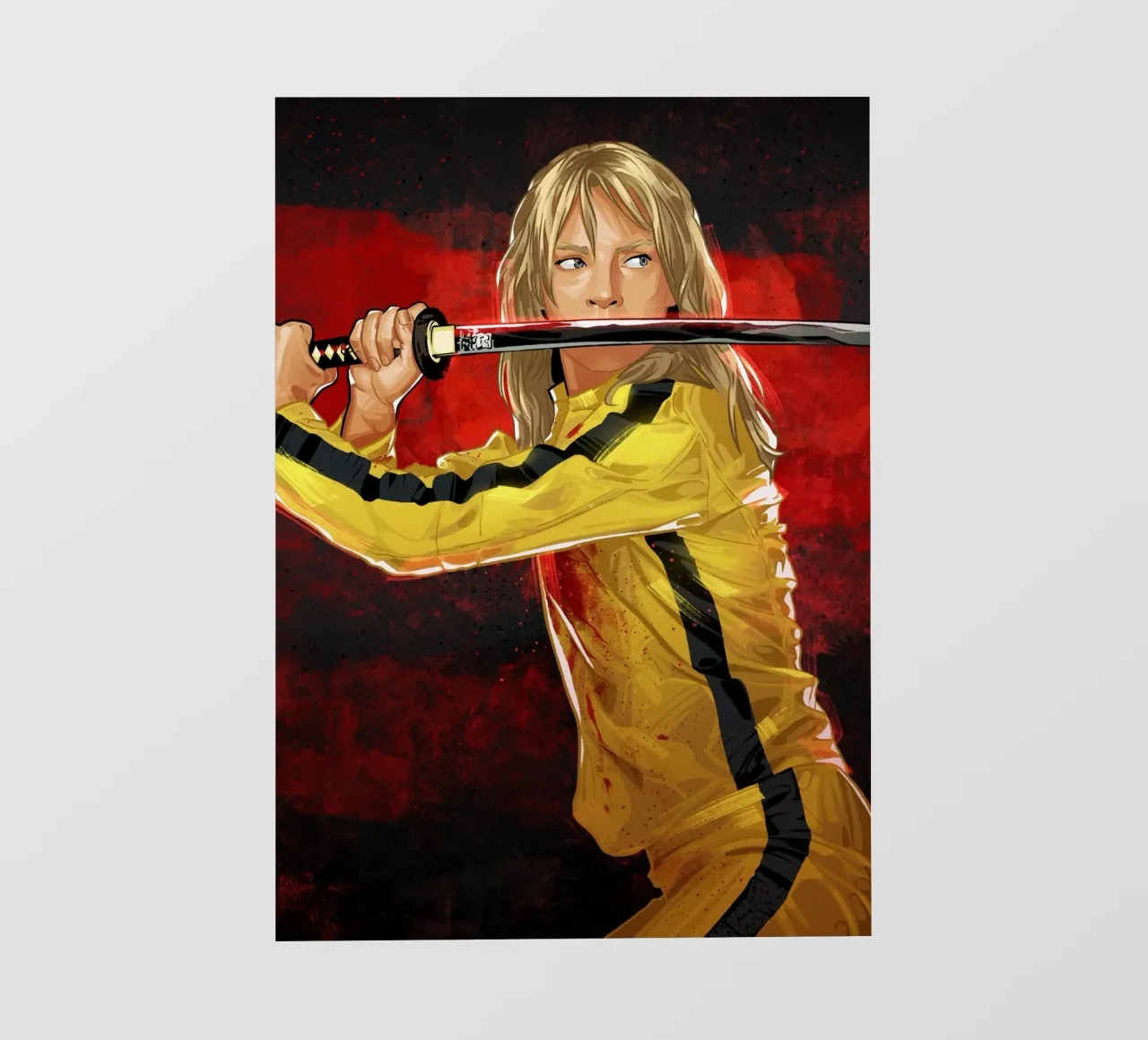 Kill Bill Katana pellicola backlit da nabakumov
