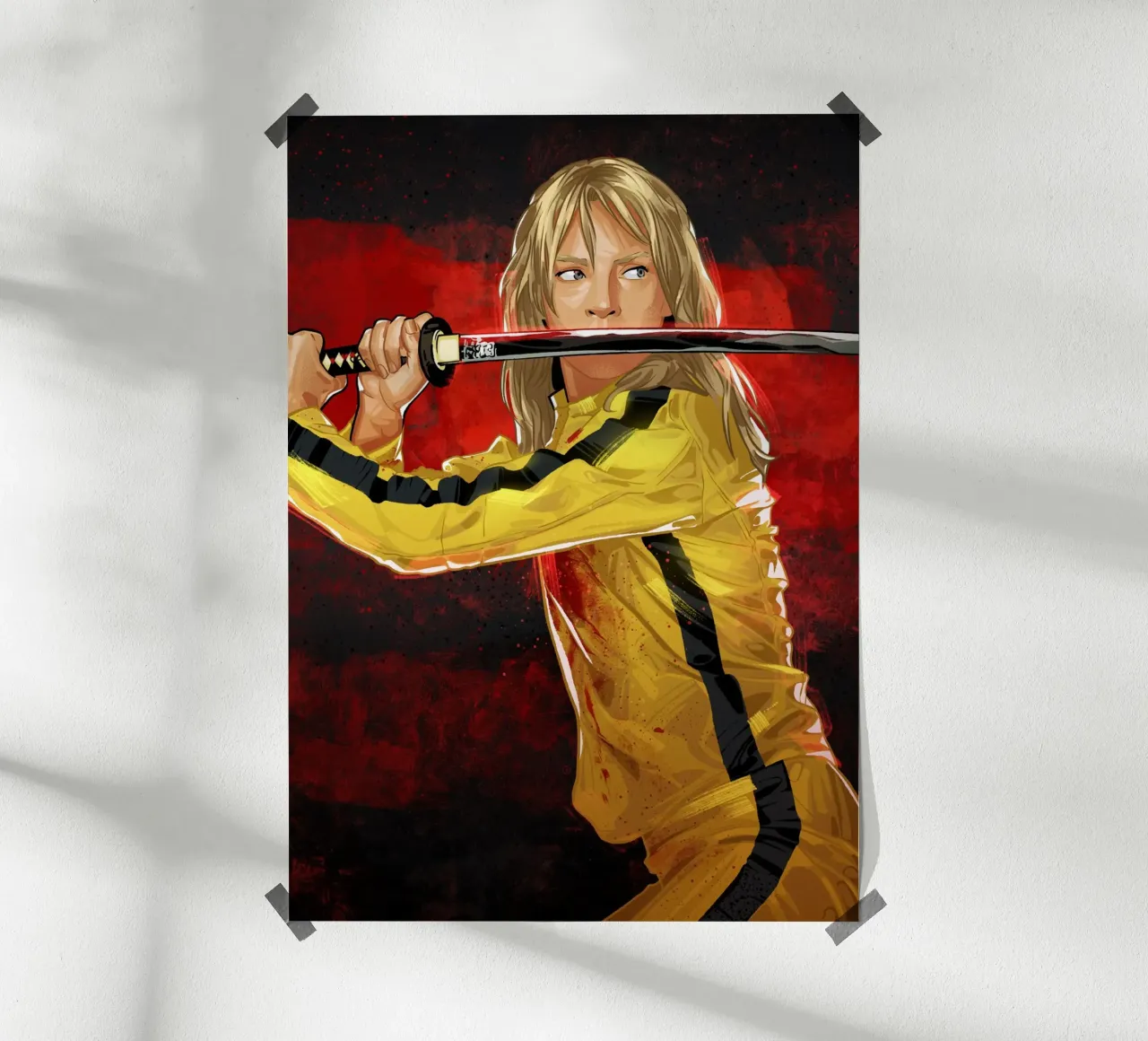 Kill Bill Katana carta hahnemühle da nabakumov