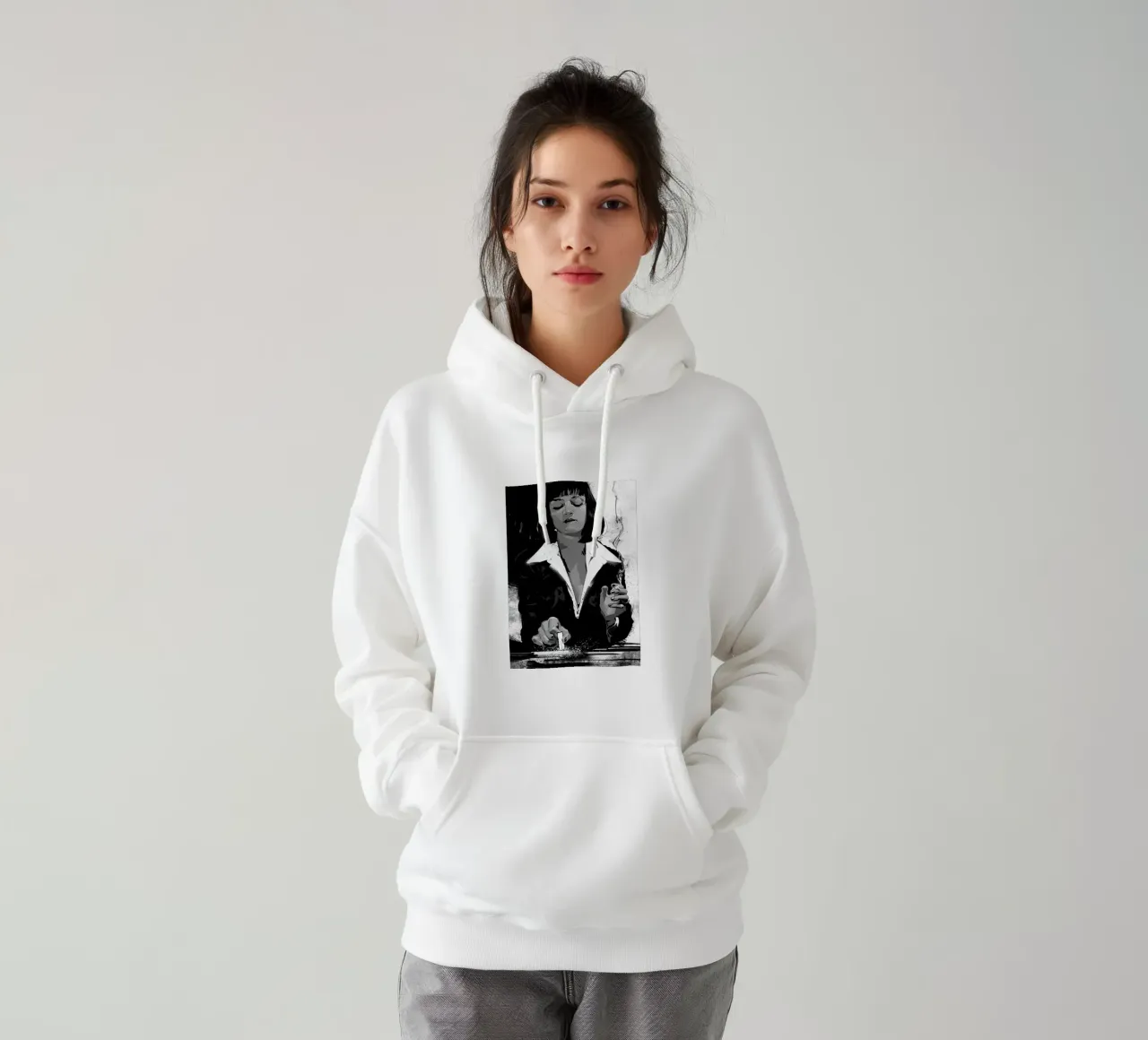 Mia Wallace BW felpa con cappuccio da nabakumov