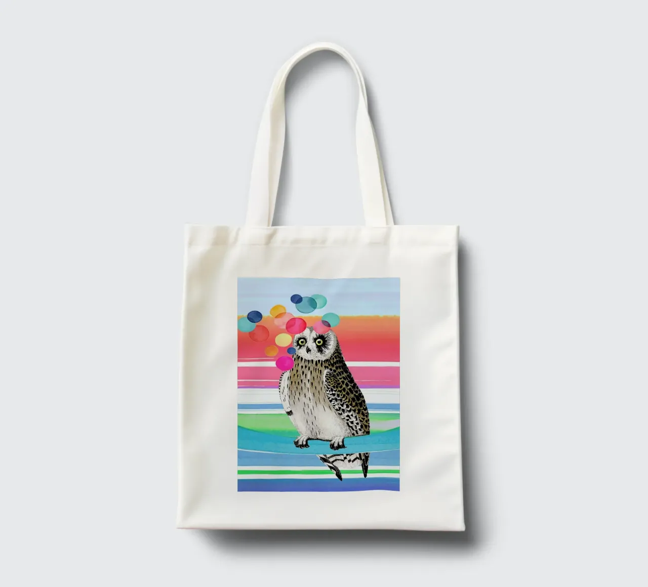 Merry Owl tote bag by Rococco LA