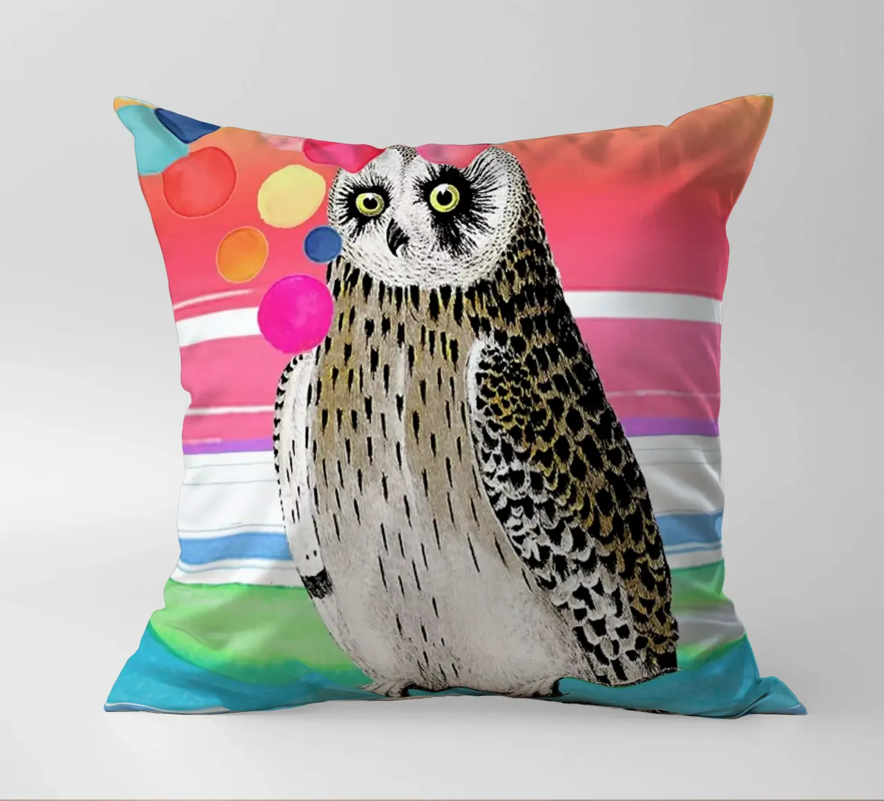 Merry Owl cuscino da Rococco LA