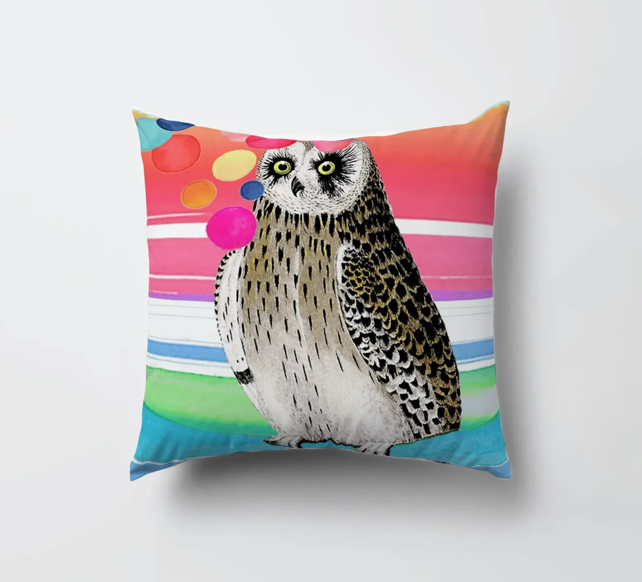 Merry Owl cuscino da Rococco LA