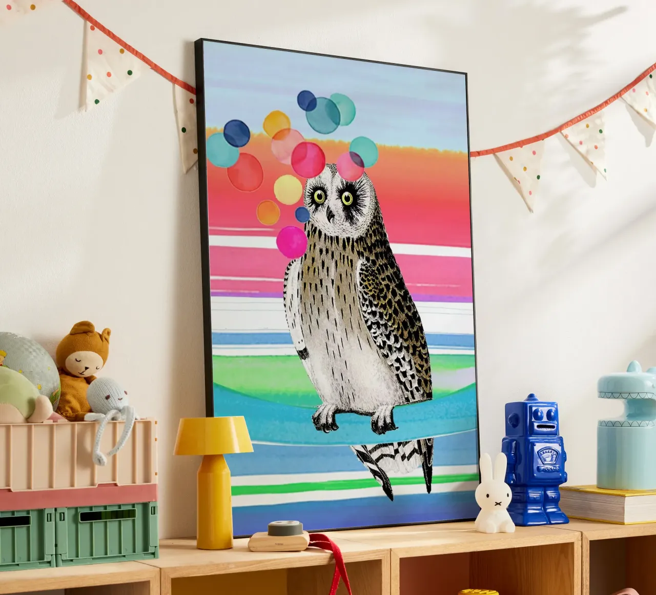 Merry Owl alluminio dibond da Rococco LA