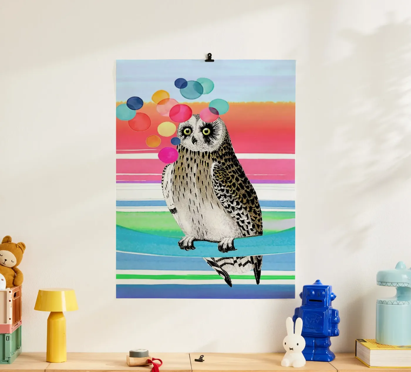 Merry Owl poster da Rococco LA
