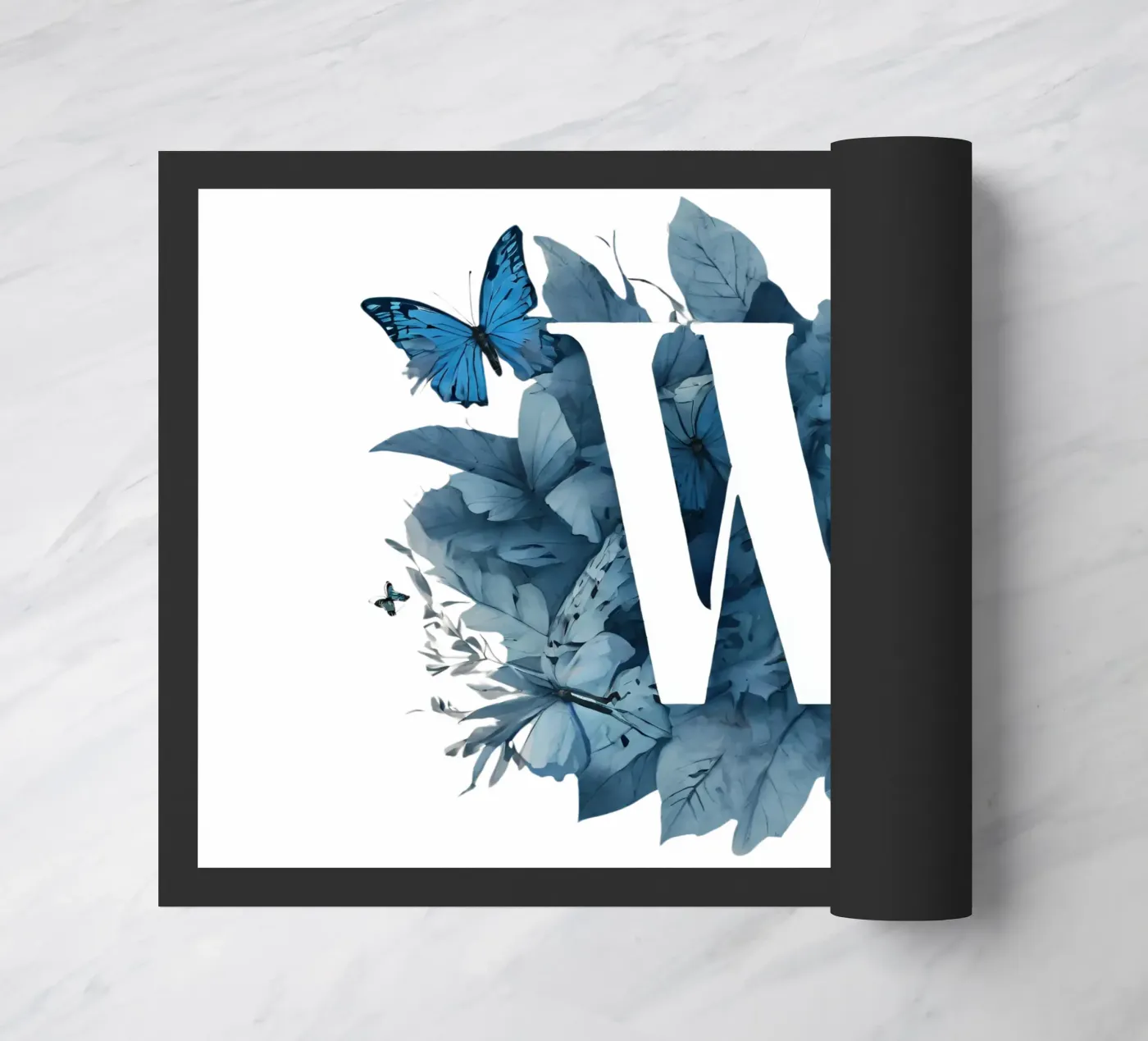 Farfalla blu W zerbino da Shinery