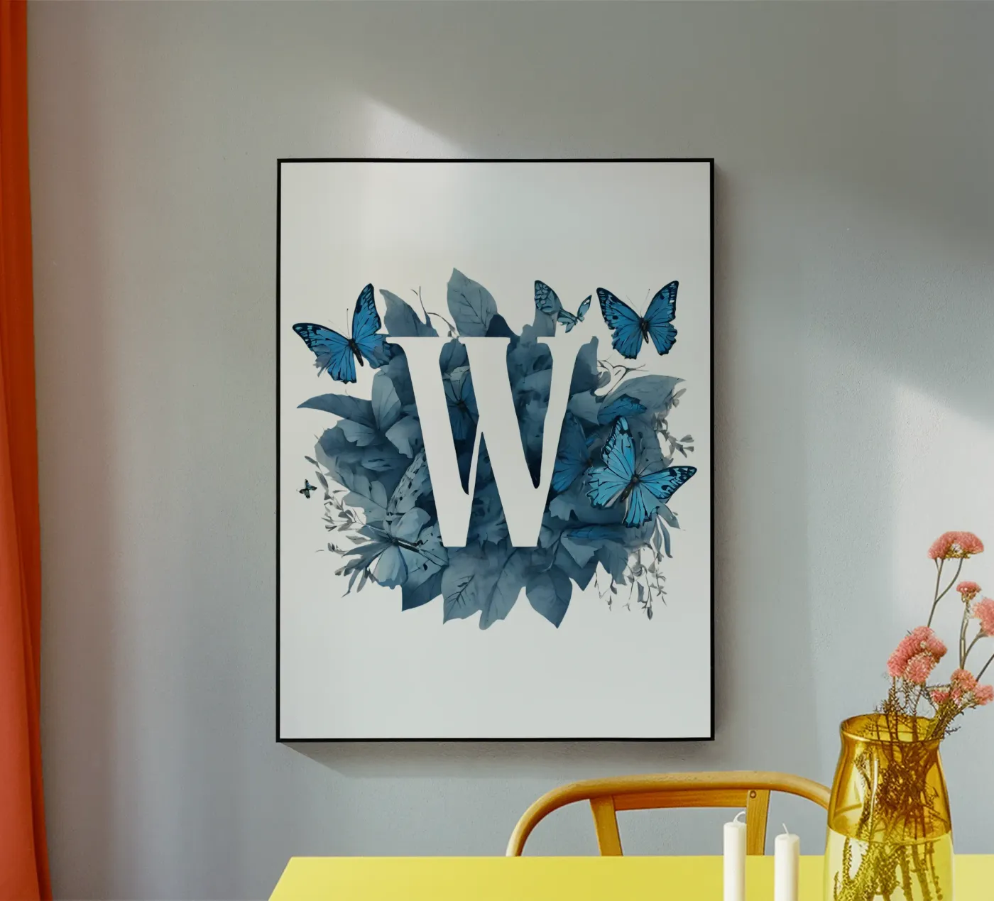 Farfalla blu W plexiglass da Shinery