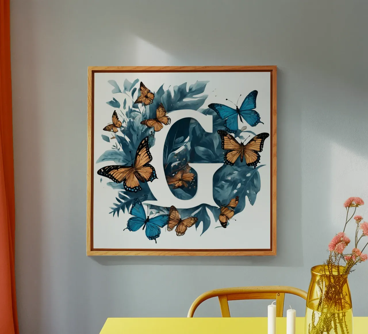 Farfalla blu G plexiglass da Shinery