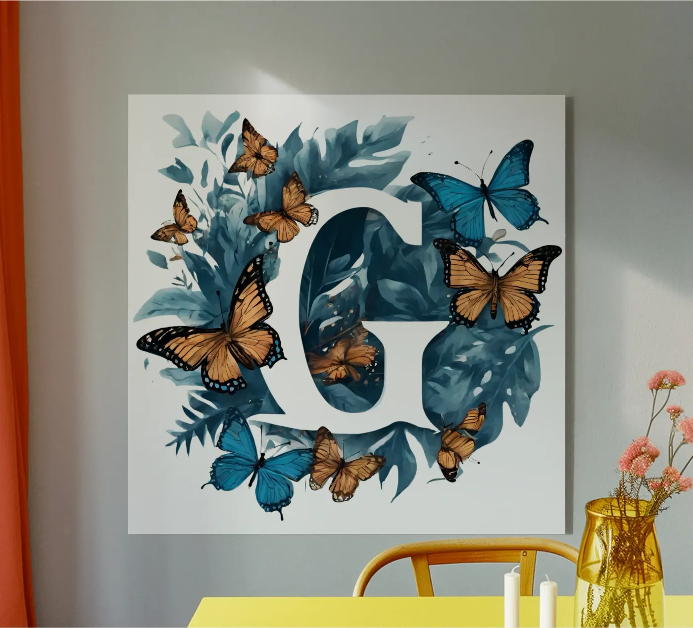 Farfalla blu G plexiglass da Shinery