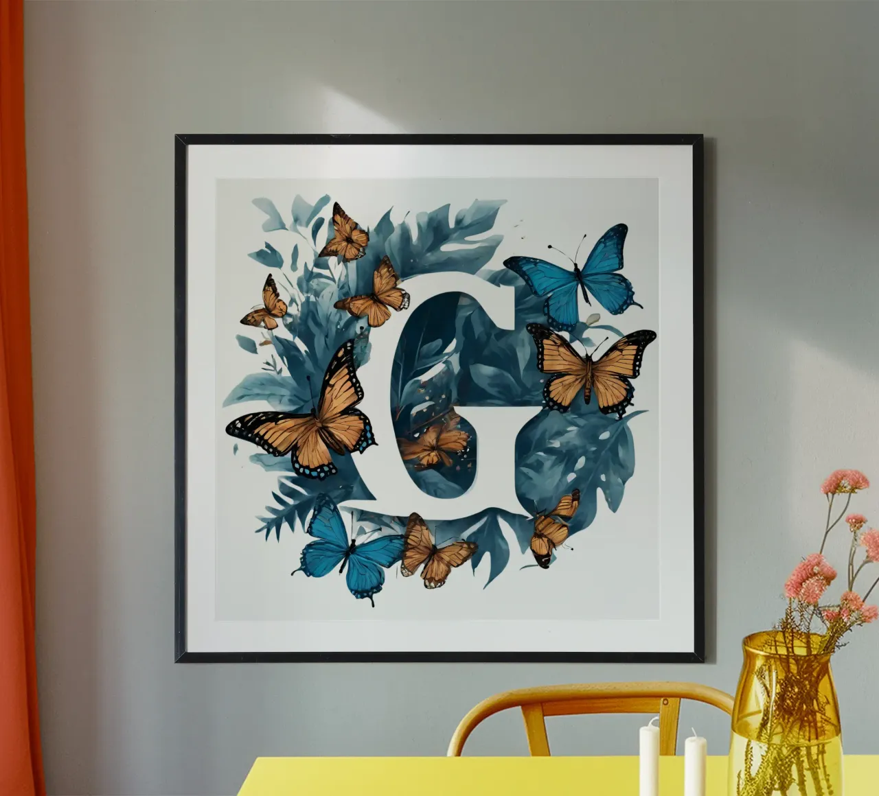 Farfalla blu G carta hahnemühle da Shinery