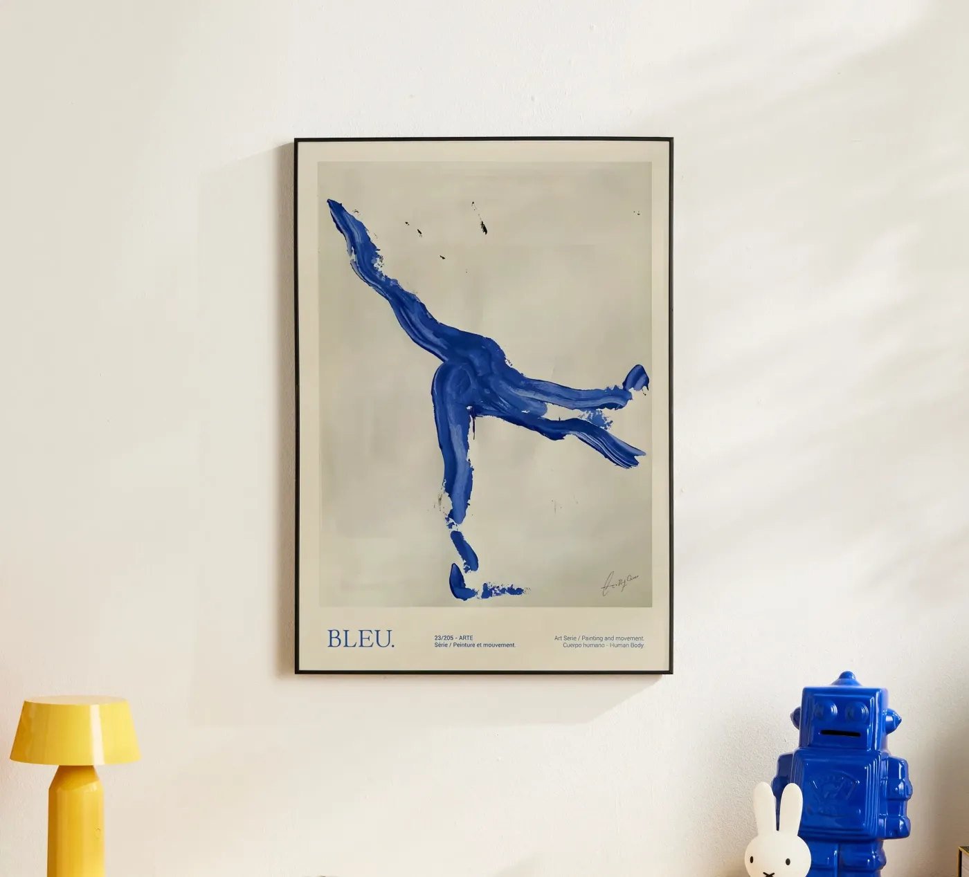 Bleu dancer forex plate by Folk & Bloom