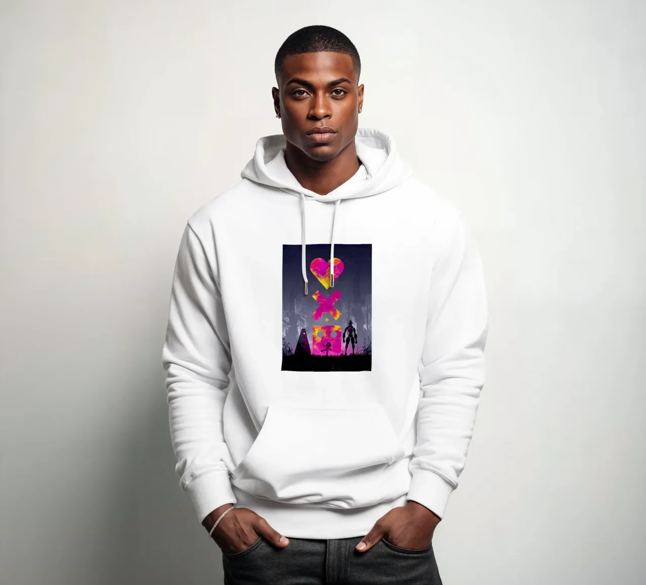 Love Death Robots felpa con cappuccio da nabakumov