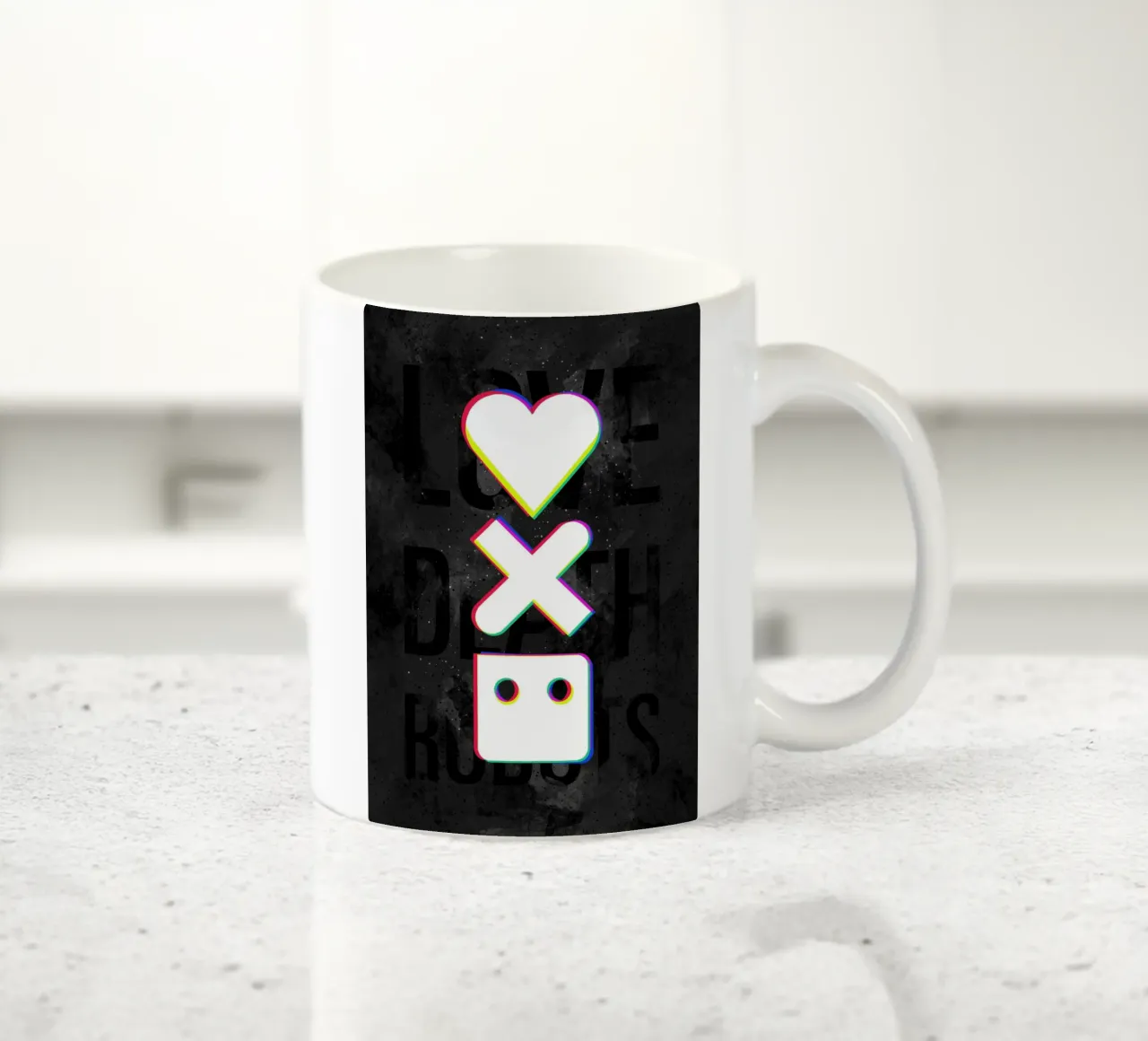 Love Death Robots tazza in ceramica da nabakumov
