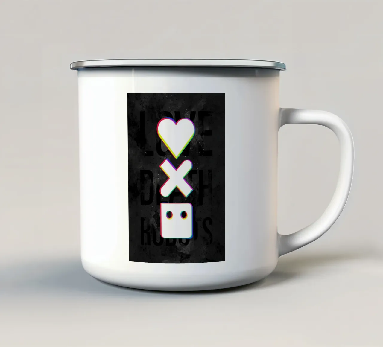 Love Death Robots tazza in smalto da nabakumov