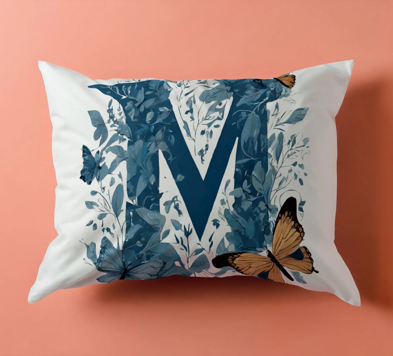 Blauwe vlinder M kussen van Shinery