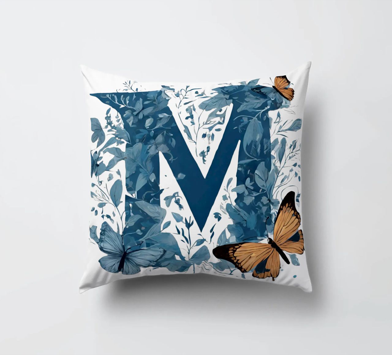 Blauwe vlinder M kussen van Shinery