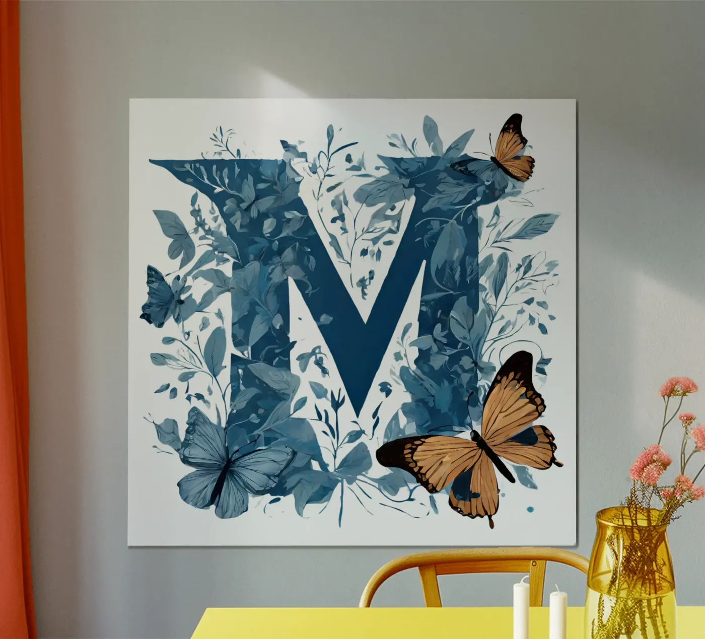 Farfalla blu M poster da Shinery