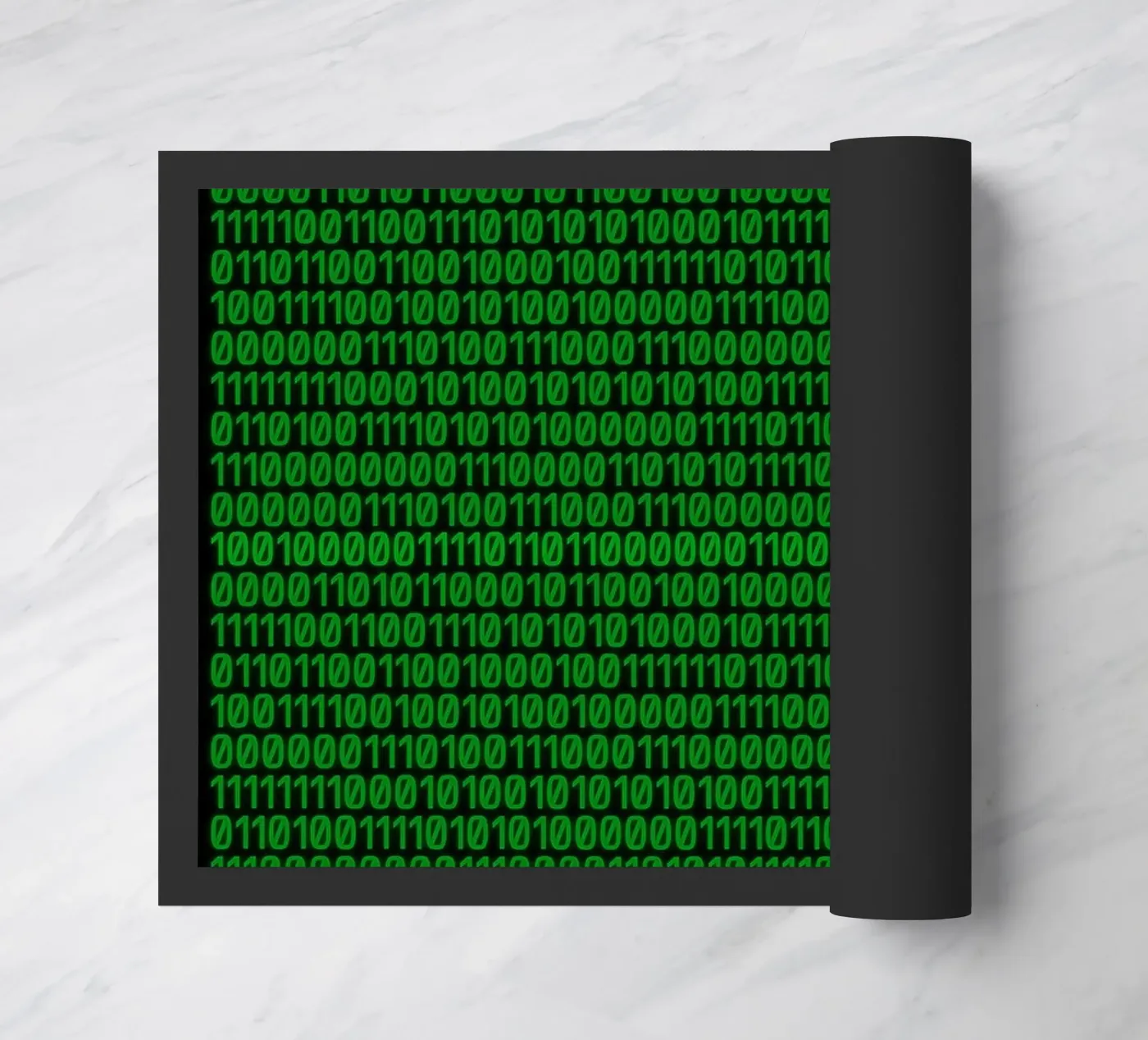 Binary code doormat by rheyes