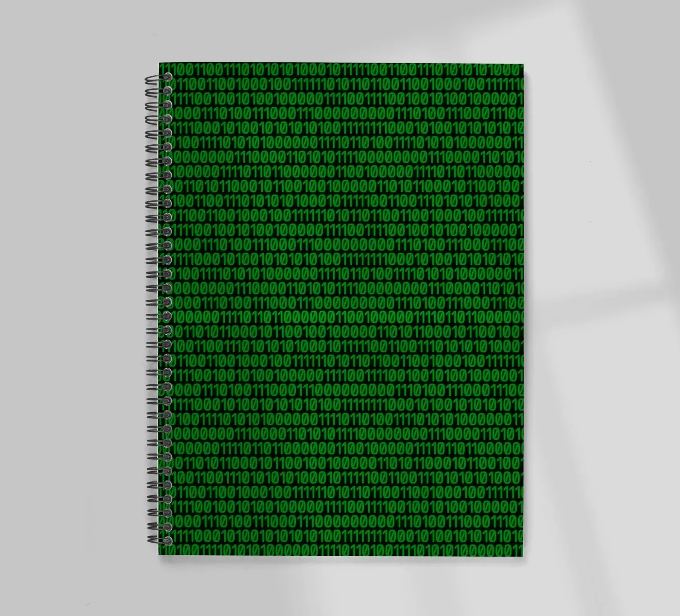 Binary code spiral notebook by rheyes