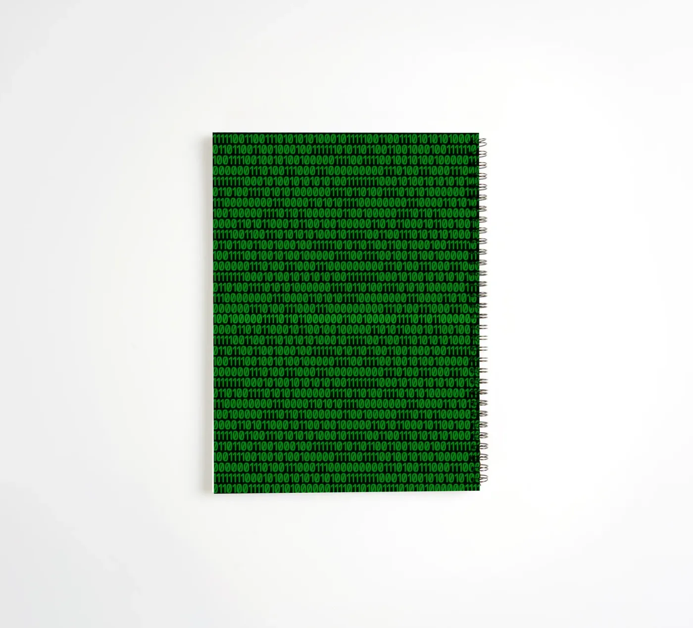 Binary code spiral notebook by rheyes