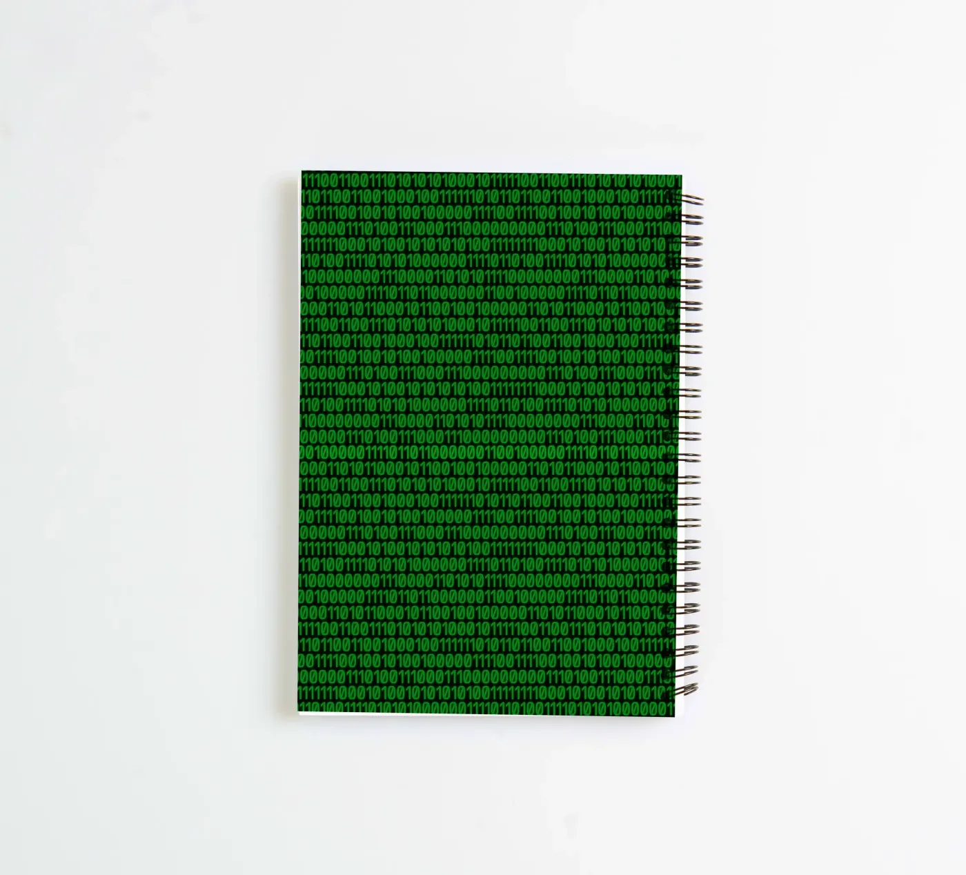 Binary code spiral notebook by rheyes