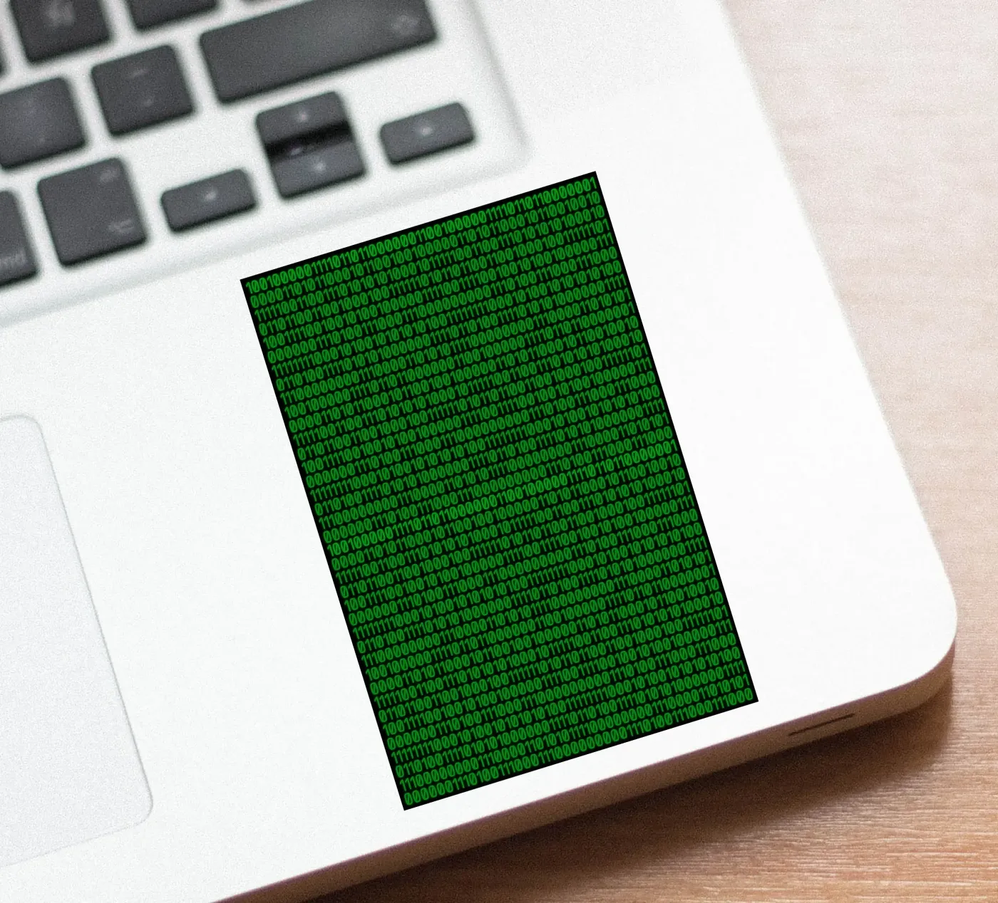 Binaire code sticker van rheyes