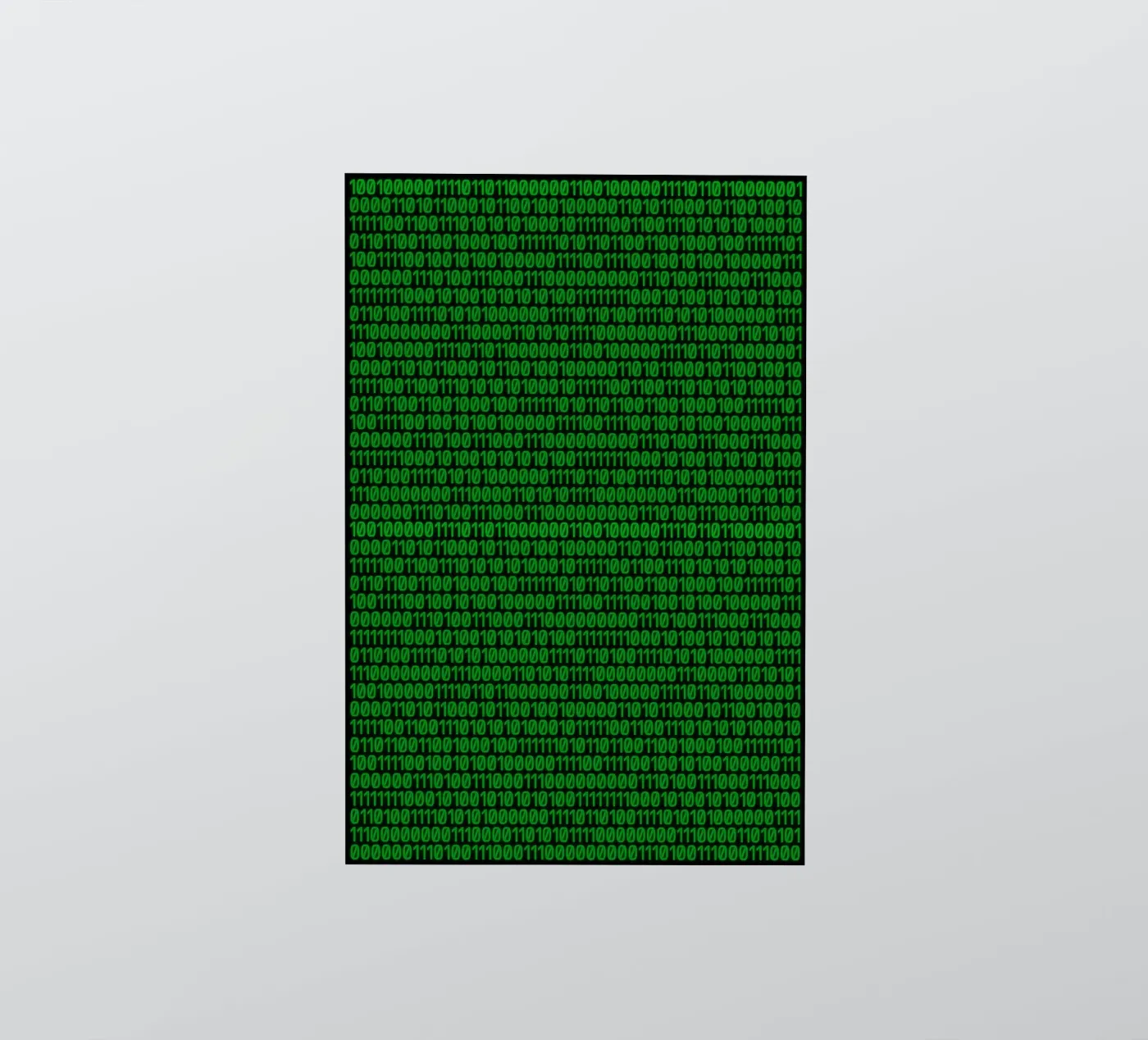 Binaire code sticker van rheyes