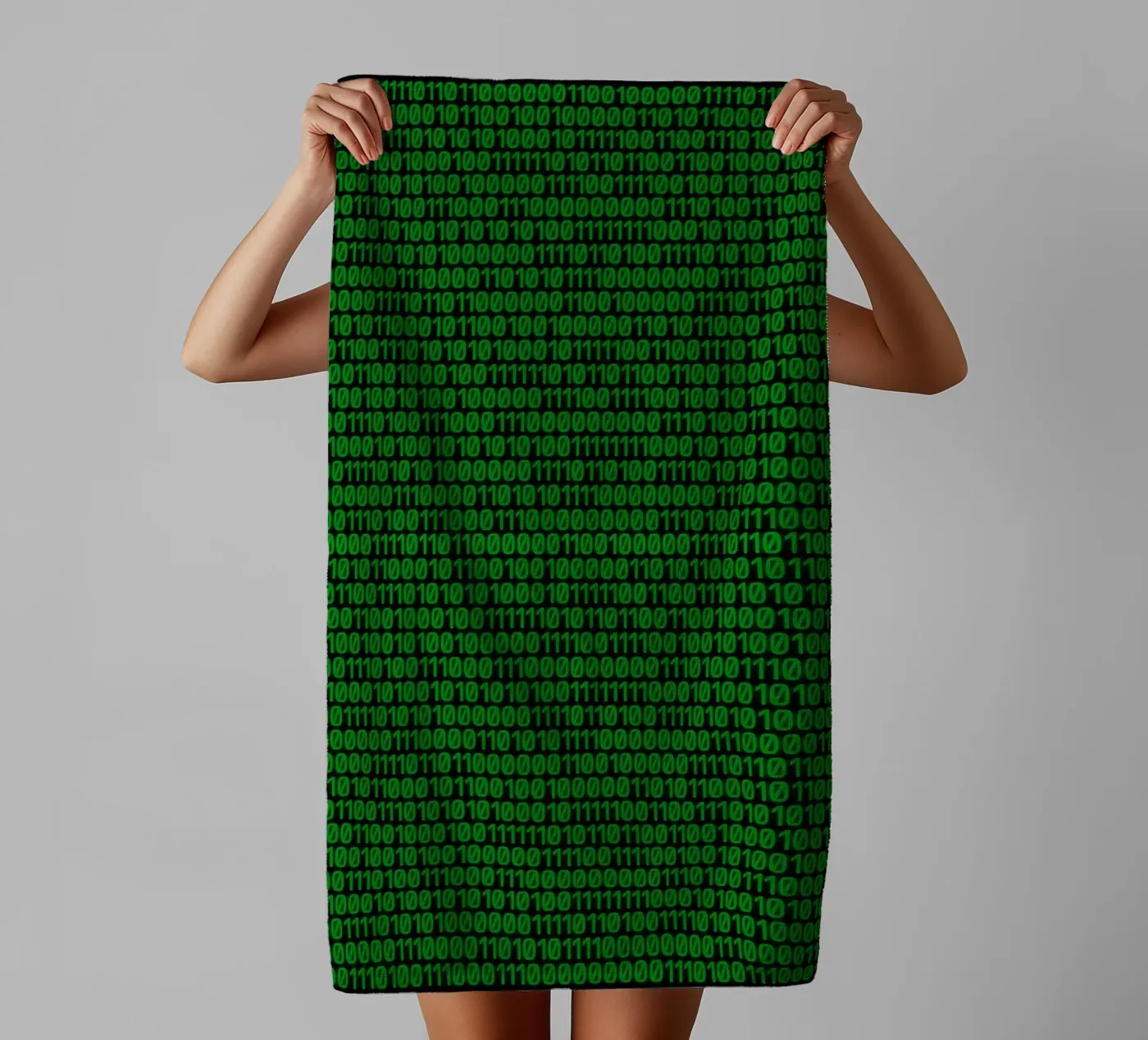 Binaire code badhanddoek van rheyes