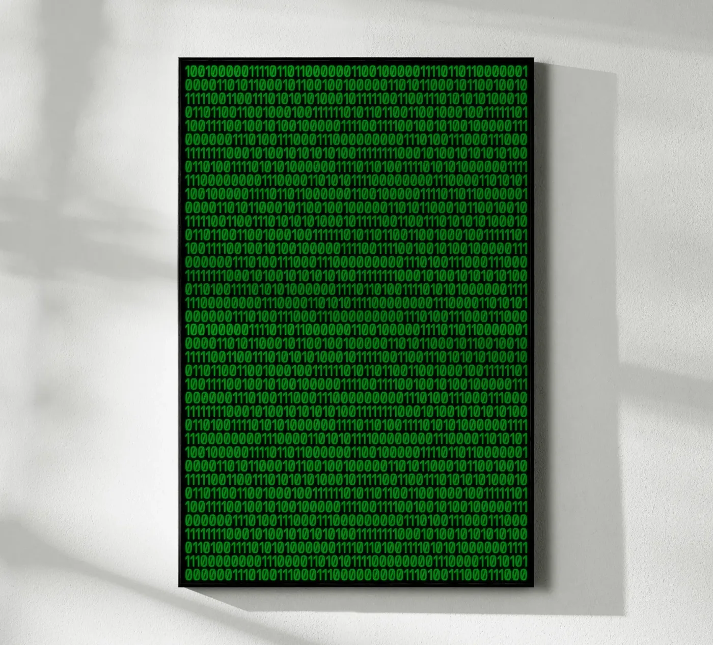 Binaire code acryl van rheyes