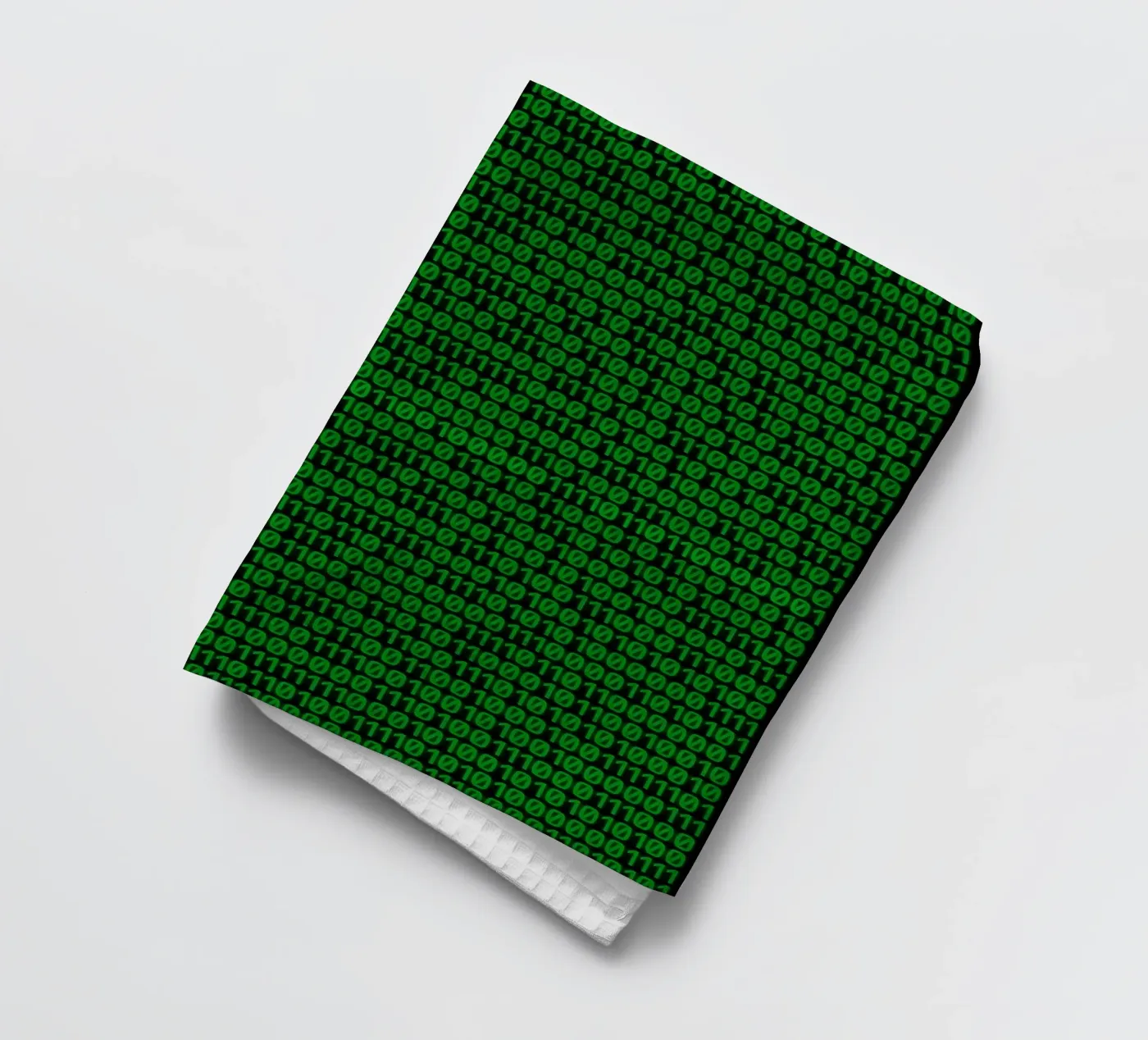 Binary code tea towel by rheyes