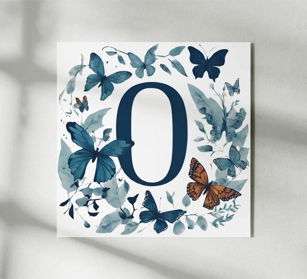 Farfalla blu O plexiglass da Shinery