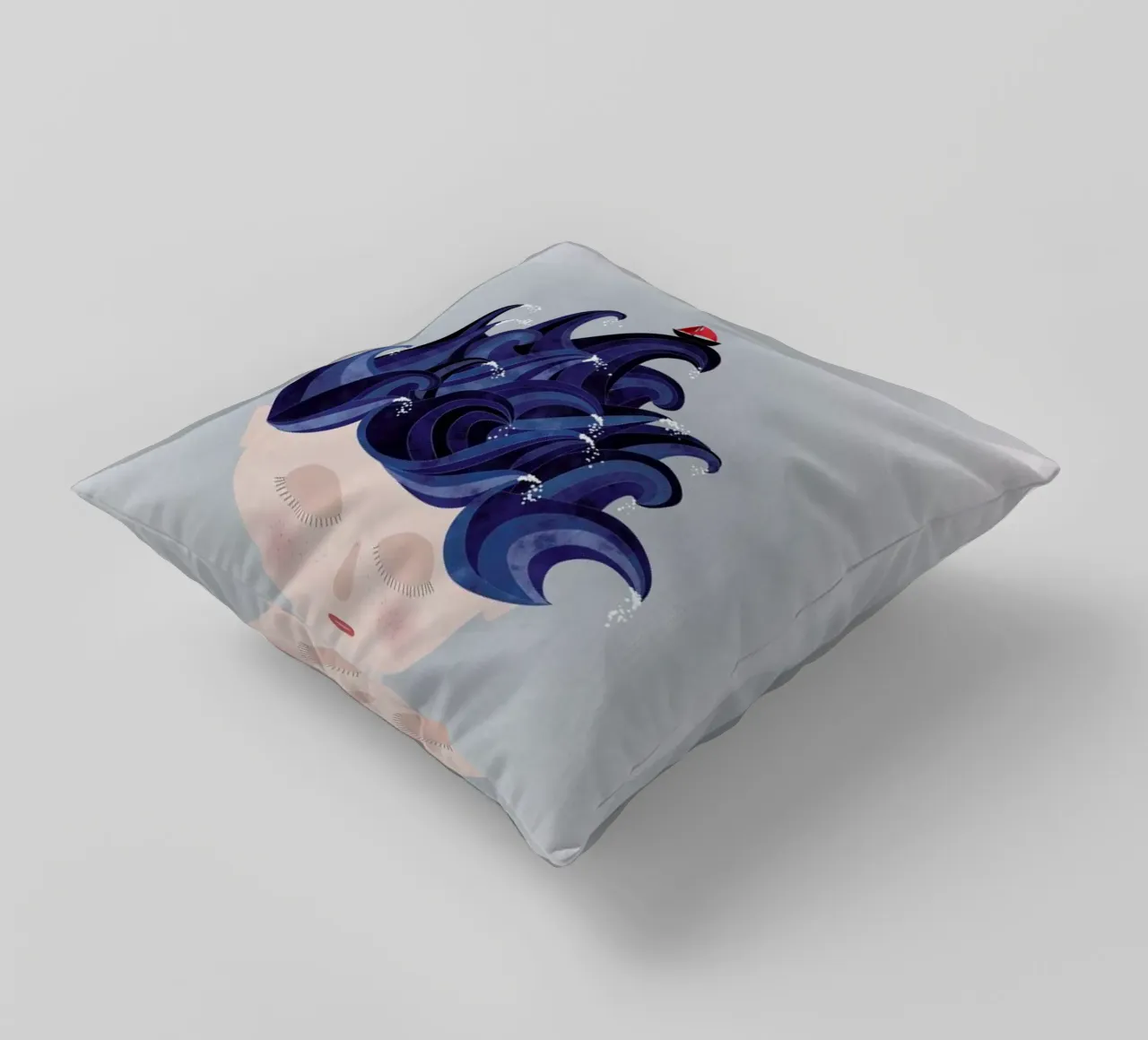 Musings Waves cuscino da Mie Frey Damgaard