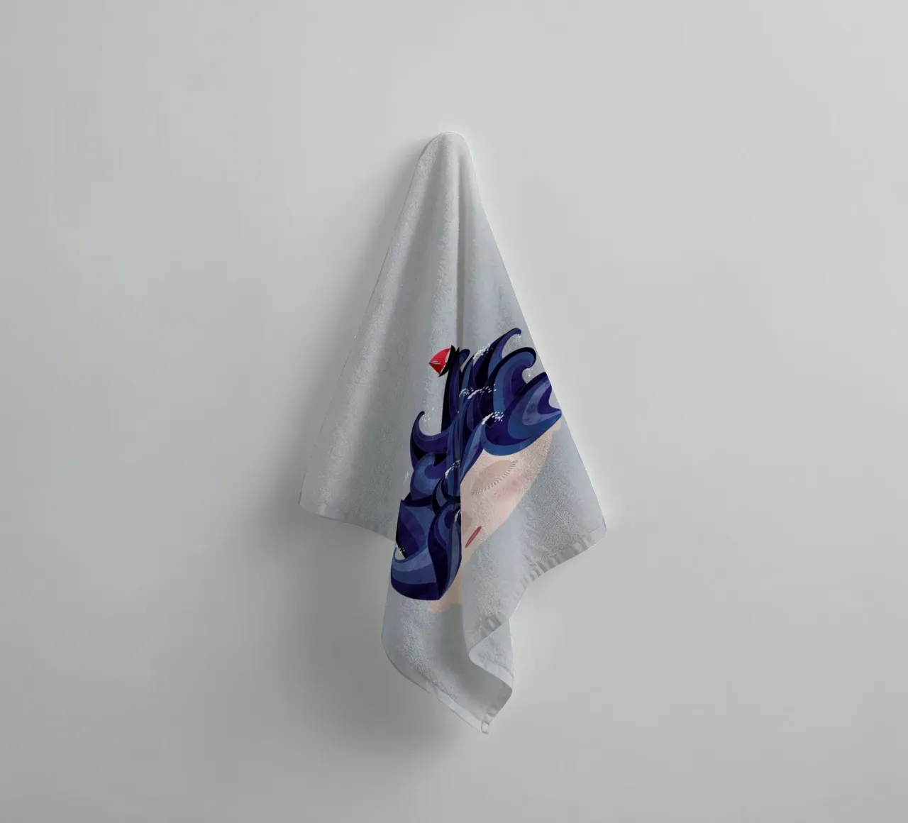 Musings Waves asciugamano da bagno da Mie Frey Damgaard