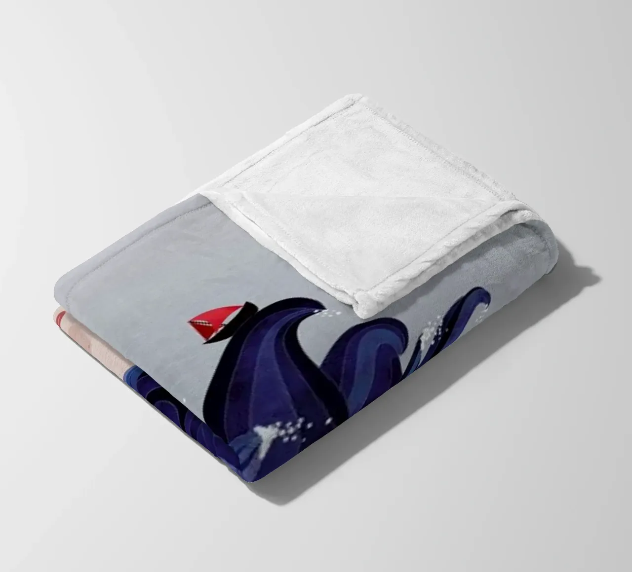 Musings Waves coperta in pile da Mie Frey Damgaard