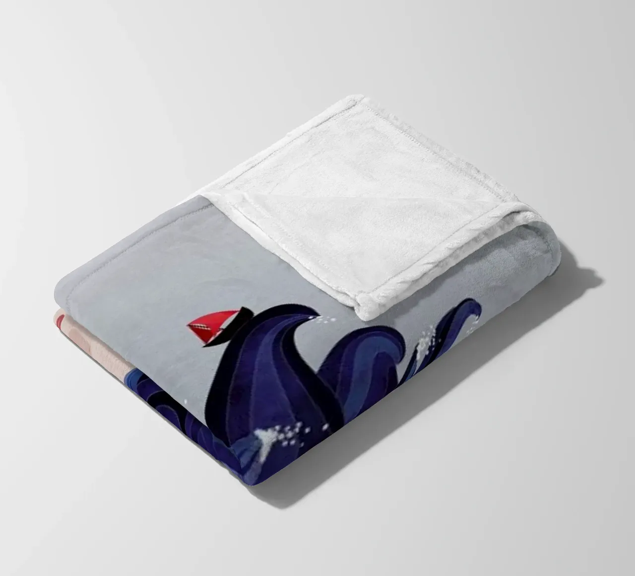 Musings Waves coperta in pile da Mie Frey Damgaard