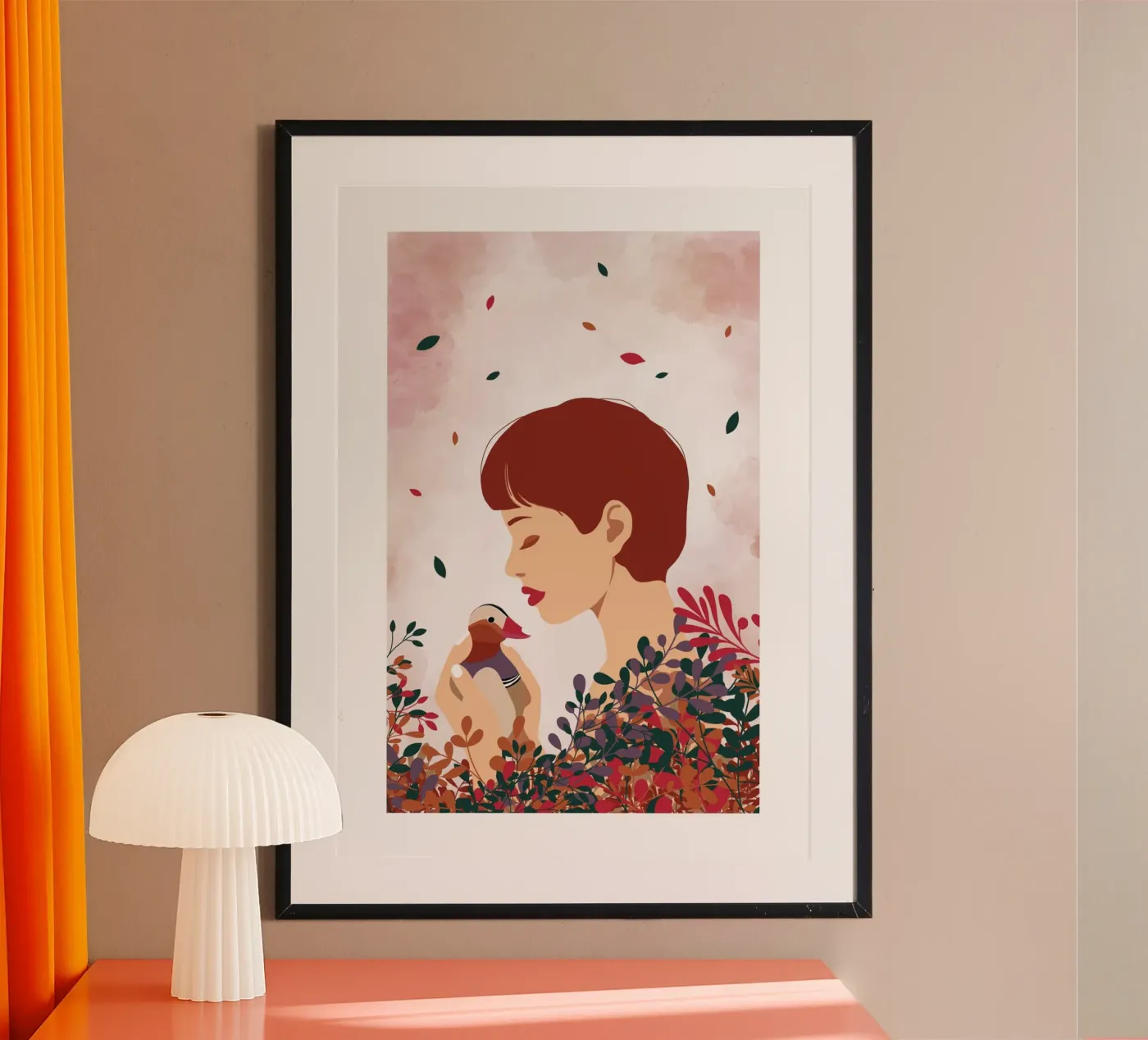 Aïx Mandarin poster by atelier-colibri