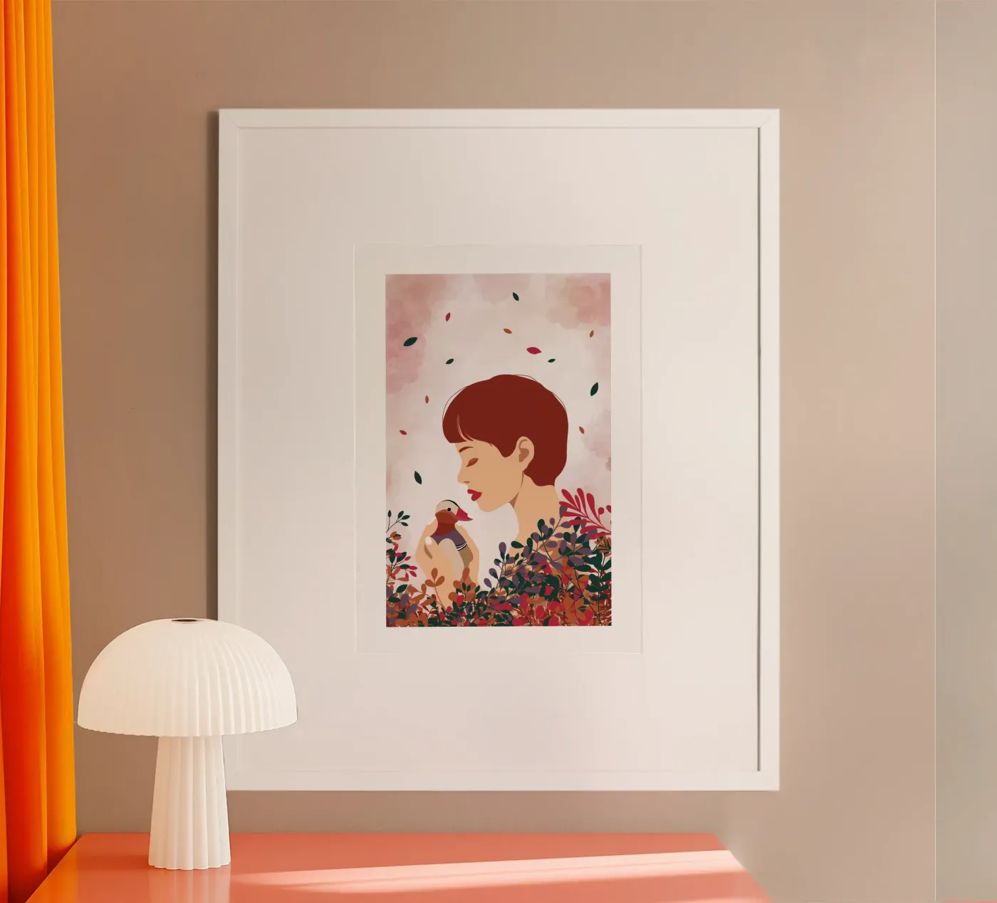 Aïx Mandarin poster by atelier-colibri