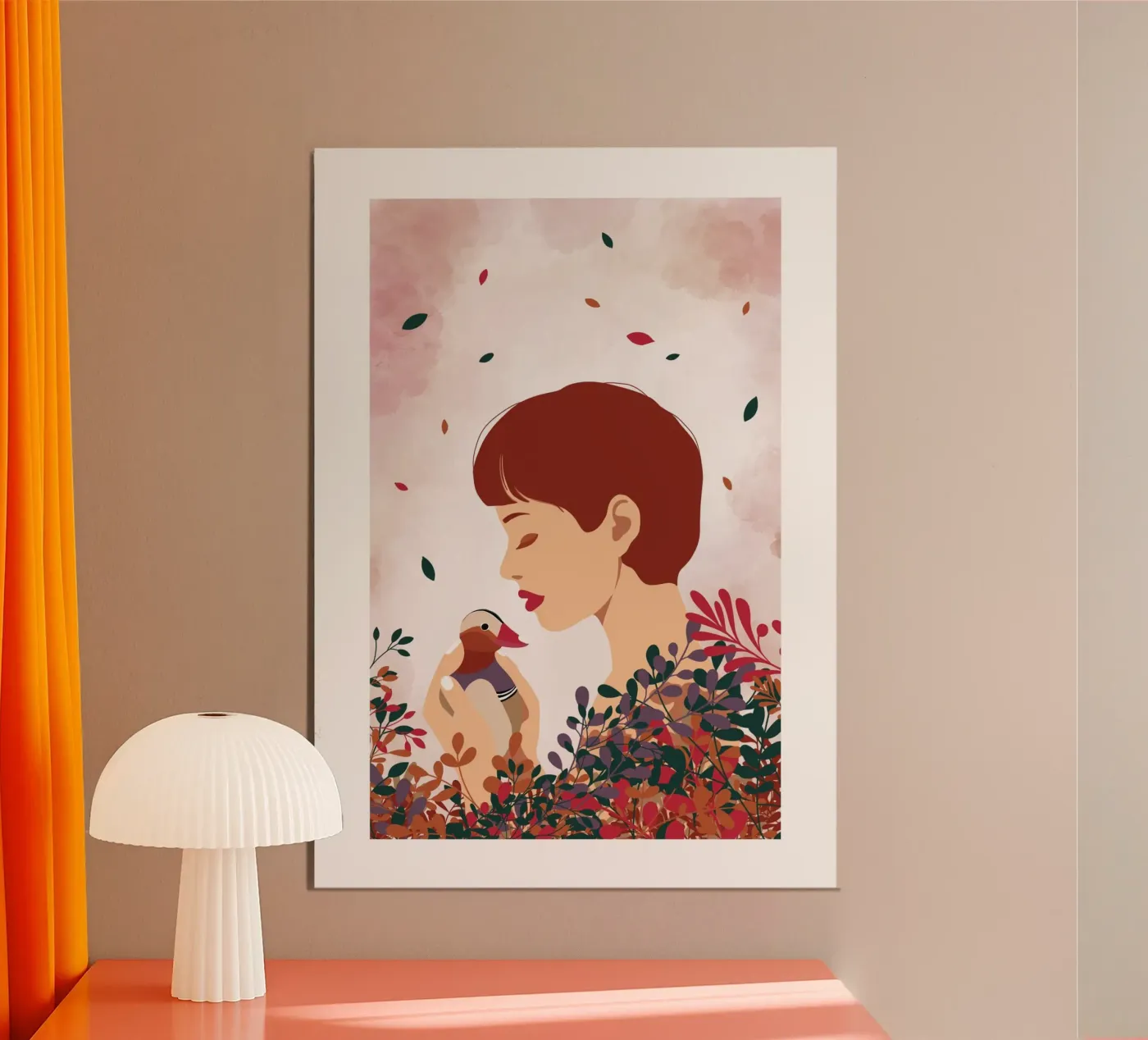 Aïx Mandarin poster by atelier-colibri
