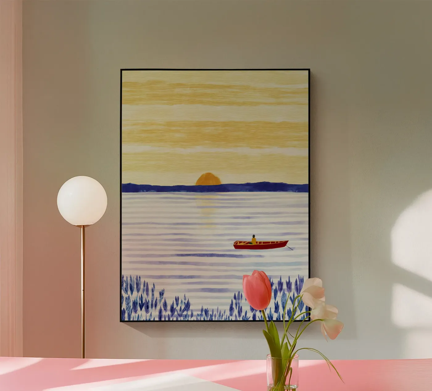 Sonne und Wasser Acryl-Glas von Aimee