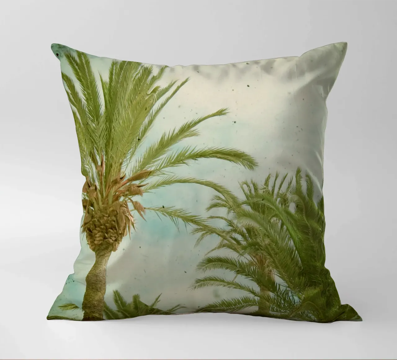 Palm Trees decorative cushion by Cassia Beck Photography