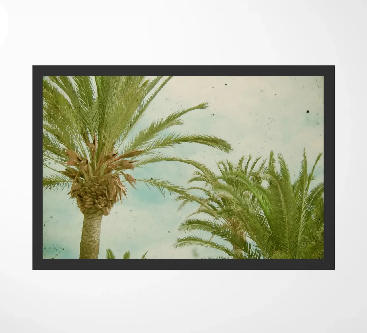 Palmbomen deurmat van Cassia Beck Photography