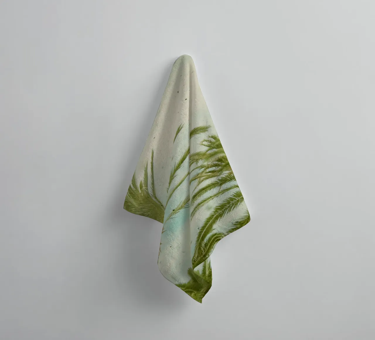 Palm Trees towel by Cassia Beck Photography