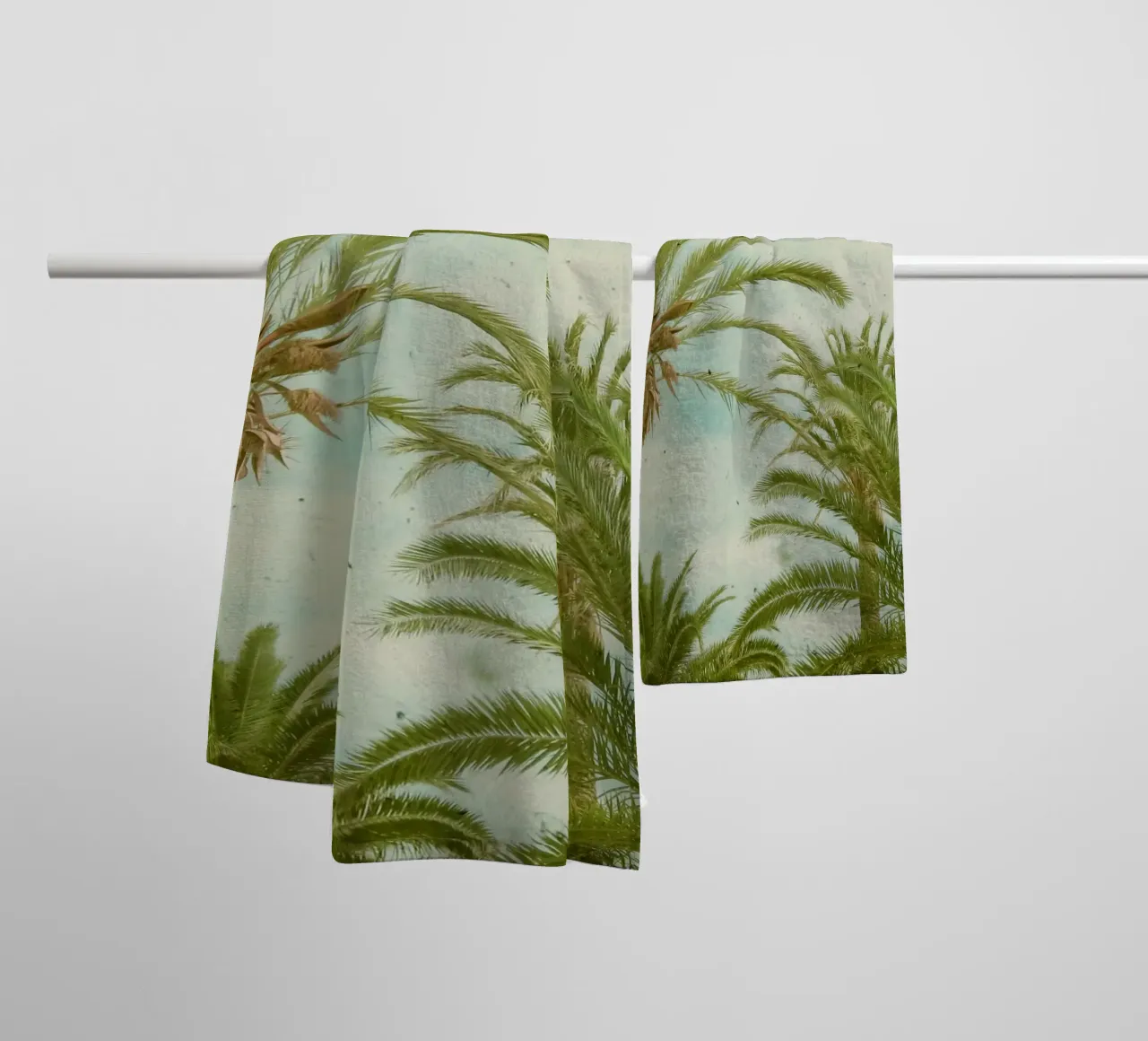 Palm Trees towel by Cassia Beck Photography