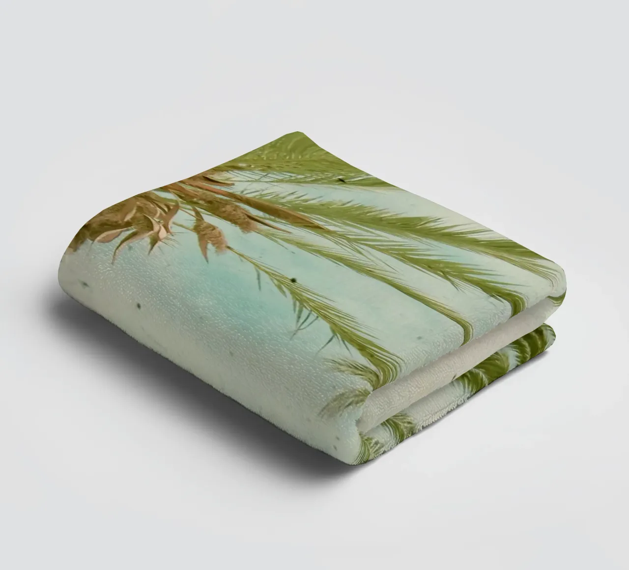 Palm Trees towel by Cassia Beck Photography